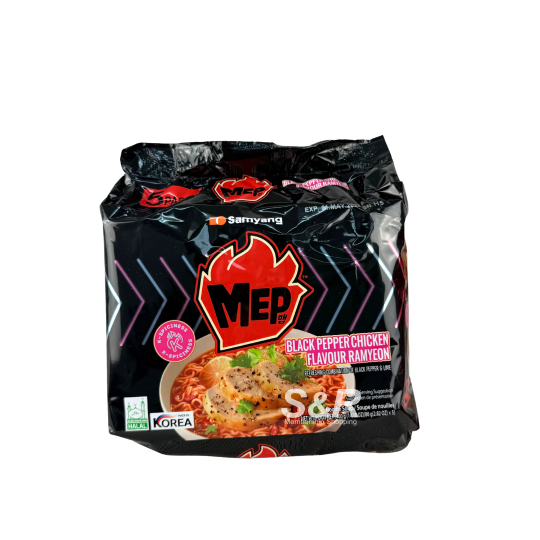 Samyang MEP Black Pepper Chicken Ramyeon 5 x 80g